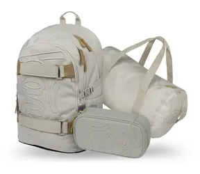 BAAGL SET 3 Skate Mist: Rucksack, Federmäppchen, Sporttasche