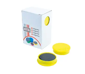 ARTA Magnete Durchmesser 30mm gelb (10 Stück pro Packung)