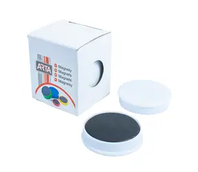 ARTA Magnete Durchmesser 40mm weiß (4 Stück in einer Packung)