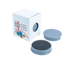 ARTA Magnete Durchmesser 40mm grau (4 Stück in einer Packung)