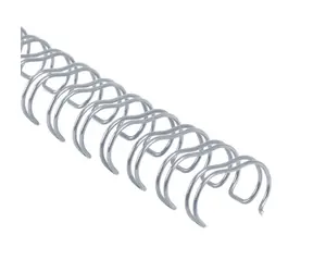 COPIERLAND Drahtrücken 2:1 - 14,3mm - silber - 100Stk