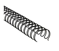 COPIERLAND Drahtrücken 5/8" - 3:1 - 16 mm - schwarz - 60 Stück