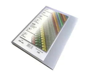 OEM Matte Vorderdeckel für Ringordner - transparent - 200mic - A4 - 100 Stück