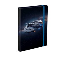 BAAGL Notizbuchhüllen A4 Raumschiff / 23x32x3 cm