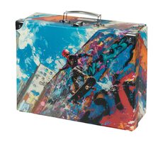 BAAGL Faltbarer Schulkoffer Skatepark mit Beschlägen / 32,5 x 10,5 x 26 cm
