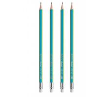 Herlitz HB Bleistifte / grün / 4 Stück