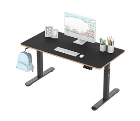 Ultradesk Pulsar schwarz / Kinder-Arbeitstisch / elektrisch höhenverstellbar / 120x60 cm / 55-81 cm