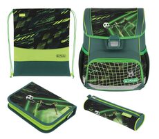 Herlitz Schulranzen / geeignet für die 1. Klasse Grundschule / 17 l / grün 