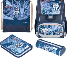 Herlitz Schulranzen / geeignet für die 1. Klasse Grundschule / 17 l / blau