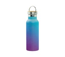 BAAGL Thermosflasche mit Bambusdeckel Farbverlauf blau-lila 500 ml