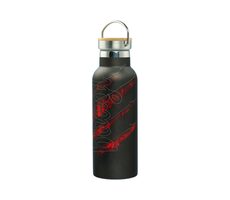 BAAGL Thermosflasche mit Bambusdeckel Lava 500 ml