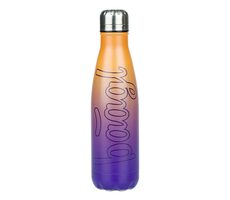 BAAGL Thermosflasche mit Metalldeckel Farbverlauf gelb-lila 500 ml