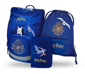 BAAGL SET 3 - Luftiges Hogwarts Hedwig Schulset: Rucksack / Federmäppchen / Tasche 