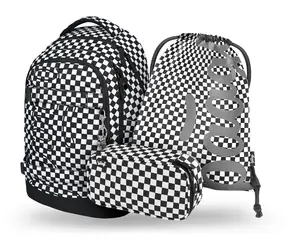 BAAGL SET 3 - Skate max SKA Schulset: Rucksack / Federmäppchen / Tasche