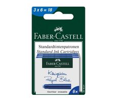 Faber-Castell Kugelschreiberminen / 3 Boxen / blau