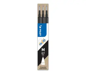 PILOT Pilot Frixion Minen / 0,7 mm / 3 Stück / schwarz