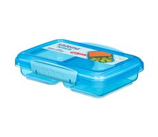 Sistema Lunch 2-Fächer-Snackbox 350 ml blau