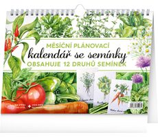 NOTIQUE Monatsplanungskalender mit Samen 2026 / 30 x 21 cm