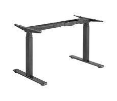 Brateck M08-23DE schwarz / Höhenverstellbarer Tischfuß / elektrisch höhenverstellbar / 62-128cm / Tragkraft 100kg