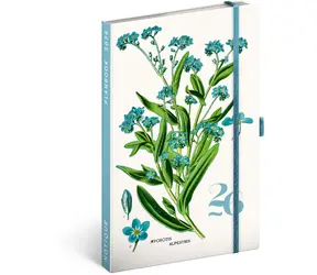 NOTIQUE Planbook Tagebuch/Notizbuch Herbarium 2026, 13 x 21 cm