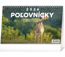 NOTIQUE Tisch-Jagdkalender 2026, 23,1 x 14,5 cm