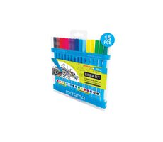 MITAMA Liner Fluo&Brillant mit Spitze 0,4mm (15 Stk)