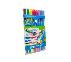 MITAMA Doppelseitige farbige Pinselmarker (8 Stück)