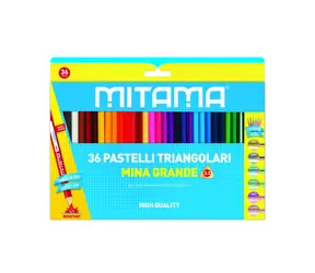 MITAMA Buntstifte dreieckig 3,3 mm (36 Stück)