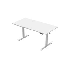 Mark Adler Leader 7.6 weiß / Elektrische Werkbank / 160 x 80 cm Höhe 72-118 cm