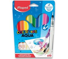 Maped Color'Peps Aqua Marker 10 Stück + Wasserpinsel