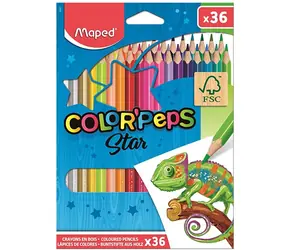 Maped Color'Peps Buntstifte, 36 Stück / dreieckig