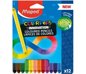 Maped Color'Peps Infinity Buntstifte, 12 Stück / dreieckig