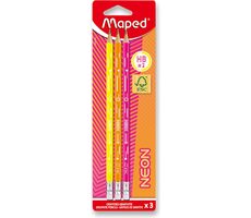 Maped Graphitstift-Set Neon 3-teilig