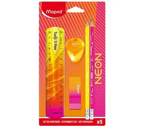 Maped Neon-Schulmaterialset, 5-teilig