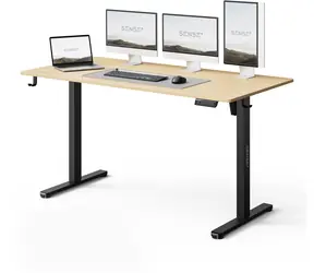 SENSE7 NOJO LIGHT Arbeitstisch, Kiefernholz / elektrisch höhenverstellbar / 140 x 70 cm / Tragkraft 70 kg