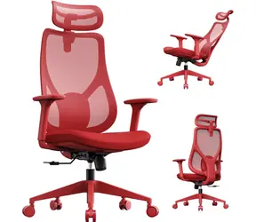 SENSE7 MOYO rot / Ergonomischer Bürostuhl / Belastbarkeit 150 kg