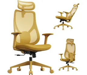 SENSE7 Moyo gelb / Ergonomischer Bürostuhl / Belastbarkeit 150 kg