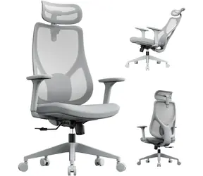 SENSE7 Moyo grau / Ergonomischer Bürostuhl / Belastbarkeit 150 kg