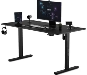 SENSE7 Nojo Schreibtisch schwarz / elektrisch höhenverstellbar / 140 x 70 cm / Tragkraft 80 kg