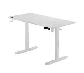 SENSE7 Nojo Schreibtisch weiß / elektrisch höhenverstellbar / 120 x 60 cm / Tragkraft 70 kg