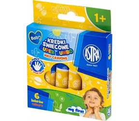 ASTRA Jumbo Wachsstäbchen, 6 Stück