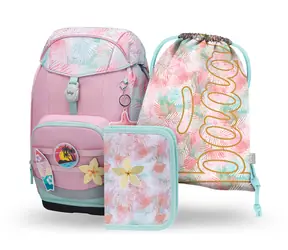 BAAGL SET 3 Airy PLUS Sunset: Rucksack, Federmäppchen, Tasche