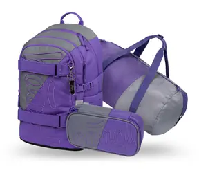 BAAGL SET 3 Skate Dual: Rucksack, Federmäppchen, Sporttasche GRS