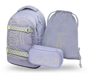 BAAGL SET 3 Skate Max Mix: Rucksack, Federmäppchen, GRS-Tasche