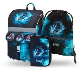 BAAGL SET 3 Zippy Hockey: Aktentasche, Federmäppchen, Tasche