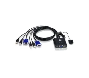 Aten CS-22U / KVM-Switch CS-22U USB 2PC mini / 1 m