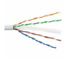 PremiumCord UTP CAT6 305m / TP-Kabel 4x2 / AWG24/7 / verseilt / reines Kupfer / grau