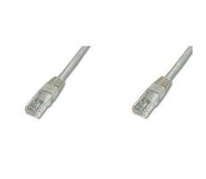 PremiumCord UTP CAT5E 3M gekreuzt / Patchkabel / RJ45-RJ45 / grau