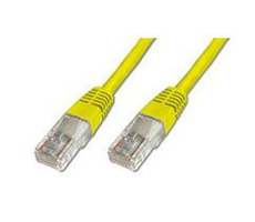PremiumCord UTP CAT5E 20m gelb / Patchkabel / RJ45-RJ45 