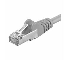 PremiumCord FTP CAT5E 2m / Patchkabel / RJ45-RJ45 / grau